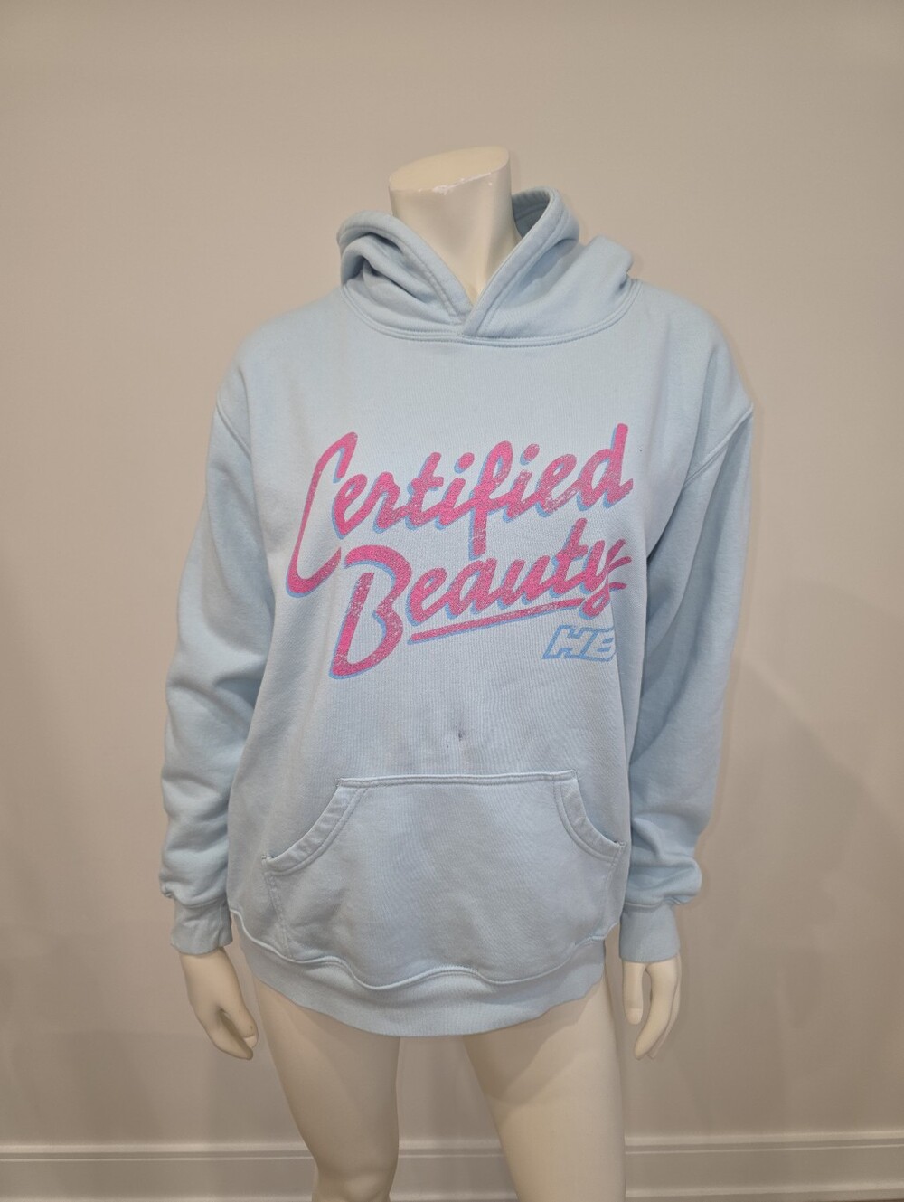 Hockey Benders Certified Beauty Light Blue Pullover Hoodie S